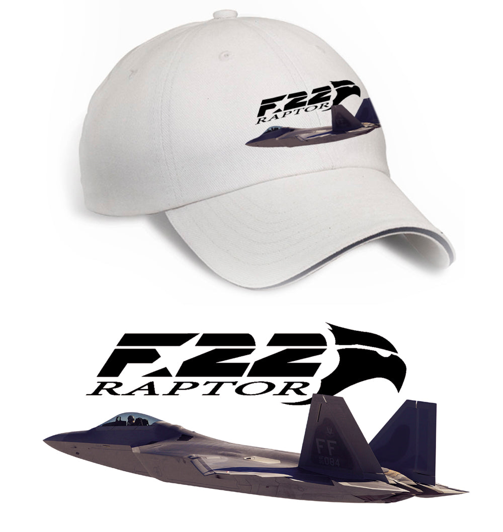  Speedy Pros F-22 Raptor Aircraft Name Embroidered Soft  Unstructured Hat Baseball Cap White : Clothing, Shoes & Jewelry