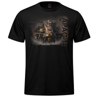 AH-64 Apache Adult T-shirt - black