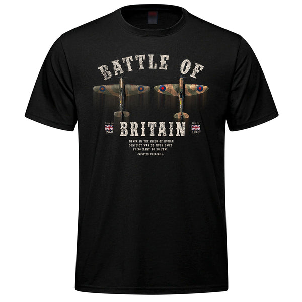 Battle of Britain Vintage Adult T-shirt - black