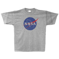 NASA Space Logo Adult T-shirt - athletic heather