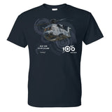 RCAF 100 Legacy CH-148 Cyclone Adult T-shirt - navy