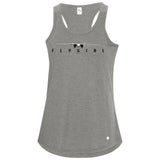 Ladies Fly Girl F-14 Tomcat Tank Athletic Heather